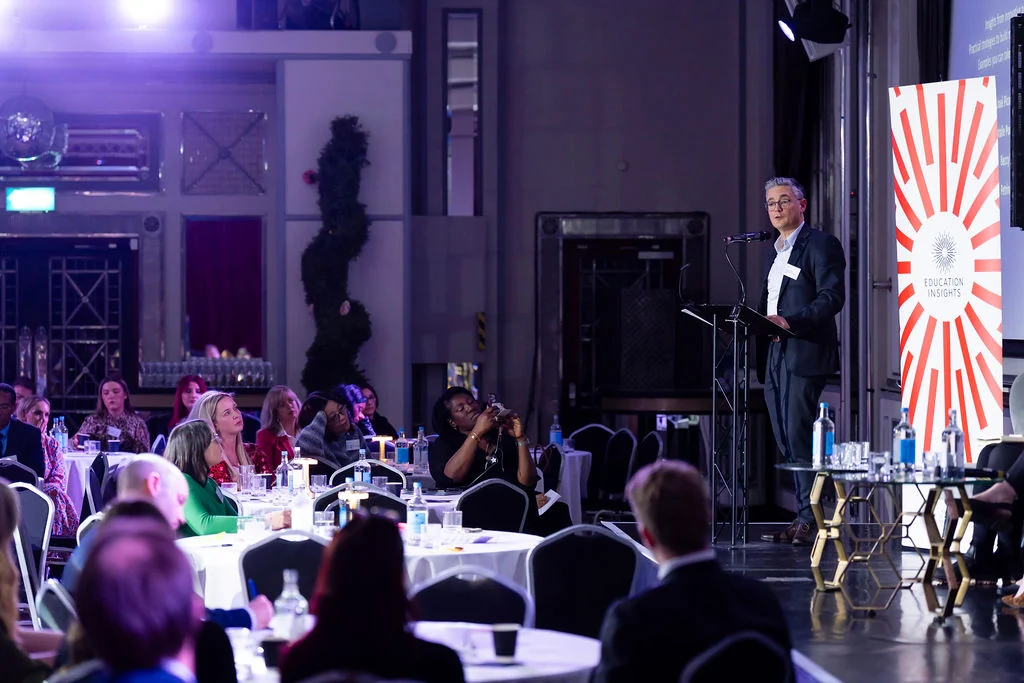 José Picardo speaking at an Education Insights event